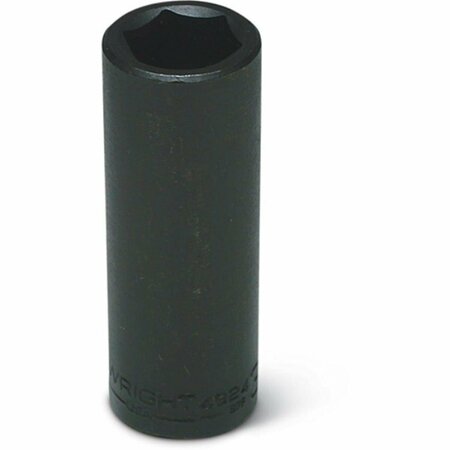 TOOL 0.5 in. Drive 6 Point Deep Impact Socket, Oiled Black Oxide - 1.12 in. TO3046489